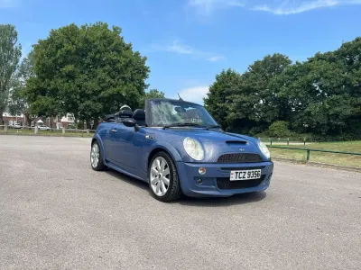 Used Mini Cooper S Cabriolet 2004 Blue Cabriolet