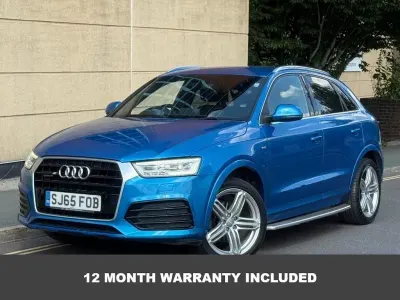 Used Audi Q3 S-line plus 184 HP (135 kW) 2015 Blue SUV