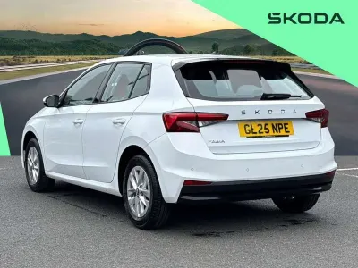 Used Skoda Fabia SE 95 HP (69 kW) 2025 White Hatchback
