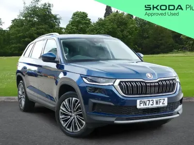 Used Skoda Kodiaq SE L Executive 150 HP (110 kW) 2023 Blue SUV