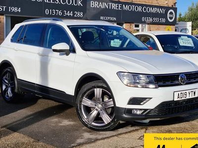 White Used 2019 VW Tiguan Match SUV | £17,495 (Fair price)