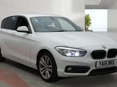 Used BMW 116 Sport Line 2015 White Hatchback