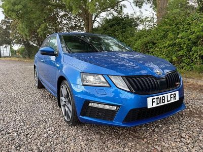 Used Skoda Octavia vRS 184 HP (135 kW) 2018 Blue Hatchback