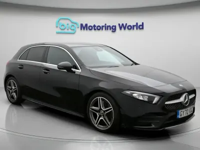 Used Mercedes A250 AMG line 224 HP (164 kW) 2020 Black Hatchback