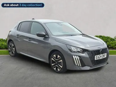 Used Peugeot 208 Allure 100 HP (73 kW) 2024 Grey Hatchback