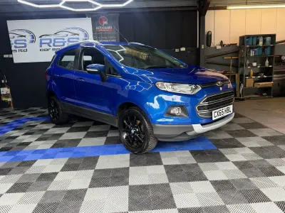 Used Ford Ecosport Titanium 90 HP (66 kW) 2015 Blue SUV
