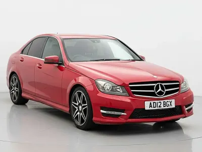 Used Mercedes C220 AMG 2012 Red Sedan