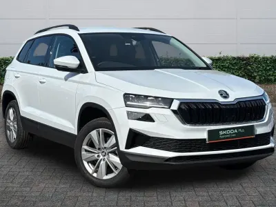 New Skoda Karoq SE 85 HP (62 kW) 2026 Moon white metallic SUV