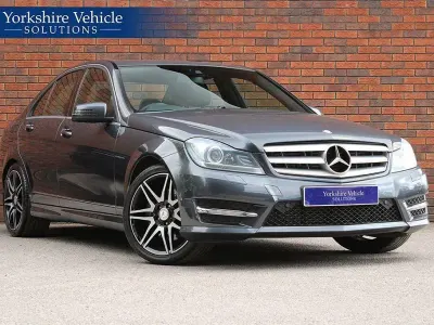 Begagnad Mercedes C350 AMG 2012 Grå Sedan