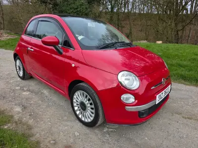 Używany Fiat 500 Lounge 69 KM (50 kW) 2013 Czerwony Hatchback