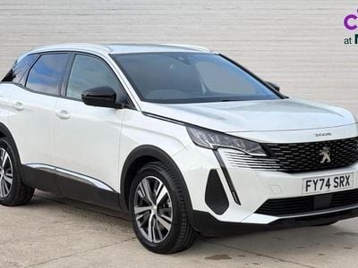 White Used 2024 Peugeot 3008 Allure SUV | £20,150 (Fair price)