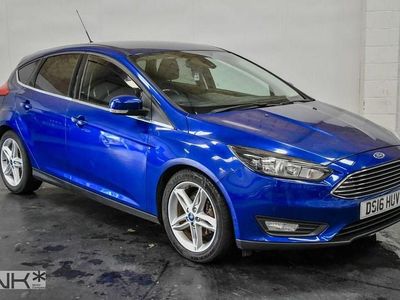 Blue Used 2016 Ford Focus Zetec Hatchback | £4,350 (Fair price)