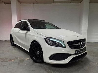 Used Mercedes A200 AMG Line Premium Plus 136 HP (100 kW) 2017 White Hatchback