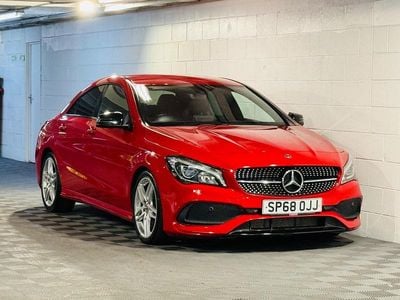 Red Used 2018 Mercedes CLA200 AMG line Sedan | £7,989 (Fair price)