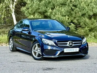 Used Mercedes C300 AMG line 2016 Blue Sedan