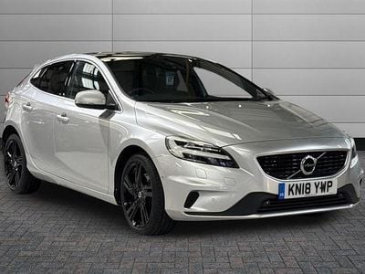Silver Used 2018 Volvo V40 R-Design Pro Hatchback | £11,695 (Fair price)