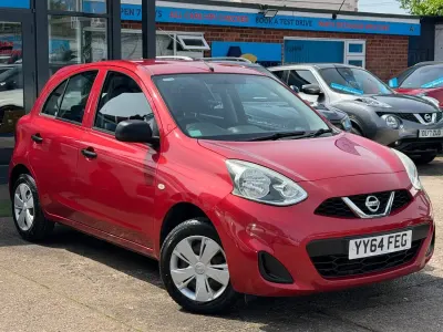 Usata Nissan Micra Visia 80 CV (58 kW) 2014 Rosso Utilitaria