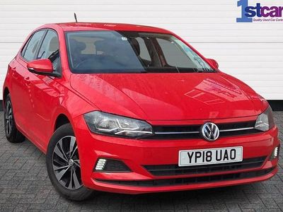 Used VW Polo SE 95 HP (69 kW) 2018 Red Hatchback