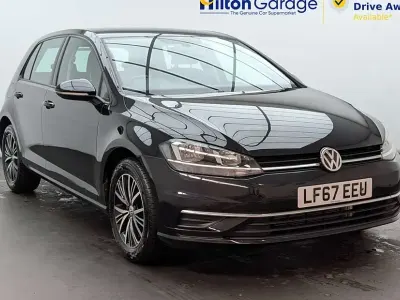 Used VW Golf VII SE 125 HP (91 kW) 2017 Black Hatchback