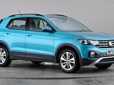 Turquoise Used 2022 VW T-Cross SE SUV | £12,998 (Fair price)