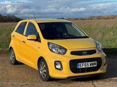 Used Kia Picanto 68 HP (50 kW) 2016 Yellow Hatchback