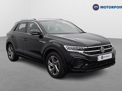 Black Used 2022 VW T-Roc R-line SUV | £23,099 (Fair price)