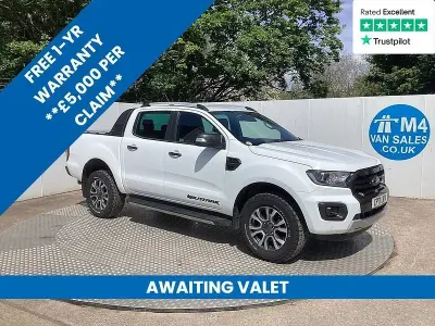 Używany Ford Ranger Wildtrack 2022 Biały Pickup
