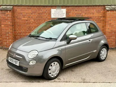 Used Fiat 500 Pop 69 HP (50 kW) 2009 Grey Cabriolet