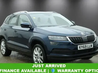 Używany Skoda Karoq SE L 150 KM (110 kW) 2019 Niebieski SUV