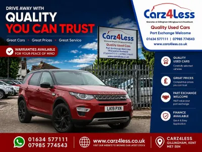 Used Land Rover Discovery Sport HSE Luxury 180 HP (132 kW) 2019 Red SUV