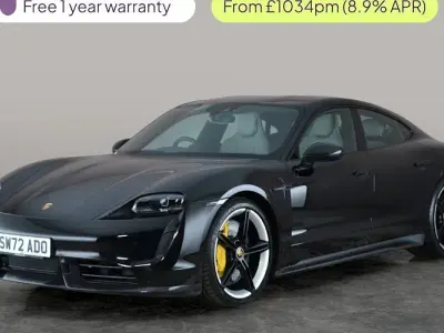 Used Porsche Taycan Performance Package 559 kW (761 HP) 2022 Black Sedan