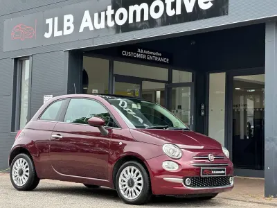 Used Fiat 500 Lounge 69 HP (50 kW) 2018 Red Hatchback