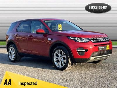 Begagnad Land Rover Discovery Sport HSE 2015 Röd SUV