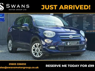 Used Fiat 500X City Look 140 HP (102 kW) 2015 Blue SUV