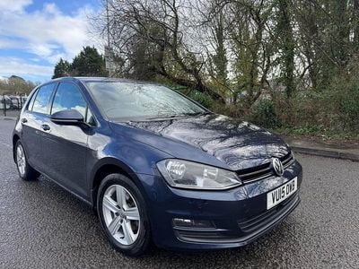 Used VW Golf VII Match 2015 Blue Hatchback