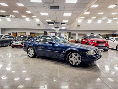 Used Mercedes SL320 224 HP (164 kW) 1998 Blue Cabriolet