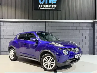 Used Nissan Juke N-Connecta 117 HP (86 kW) 2018 Blue SUV