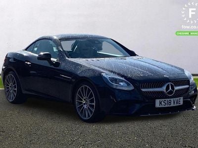 Used Mercedes SLC300 AMG line 2018 Black Cabriolet