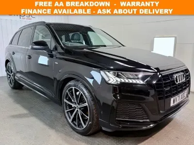 Begagnad Audi Q7 Black Edition 286 HK (210 kW) 2021 Svart SUV