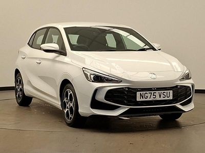 Solid arctic white New 2025 MG MG3 SE Hatchback | £14,998 (Fair price)