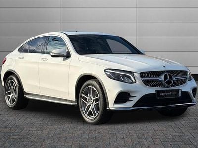 Used Mercedes GLC250 AMG line 204 HP (150 kW) 2018 Polar white Coupe