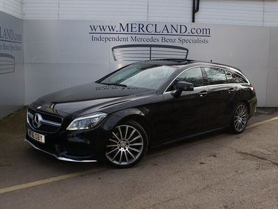 used Mercedes CLS220 CLS-Class 2016 (16) MERCEDES BENZAMG LINE PREMIUM ESTATE DIESEL AUTO BLACK