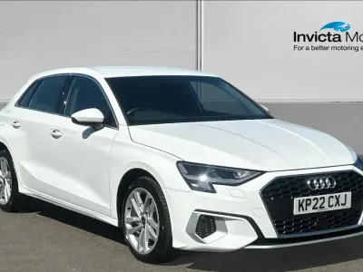 Used Audi A3 Sport 110 HP (80 kW) 2022 White Sedan