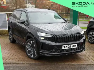 Used Skoda Kodiaq SportLine 150 HP (110 kW) 2025 Black magic pearl effect SUV