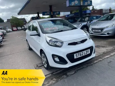 Second-hand Kia Picanto 68 CP (50 kW) 2012 Alb Hatchback
