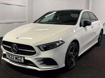 White Used 2022 Mercedes A250 AMG Line Premium Plus Sedan | £22,395 (Fair price)