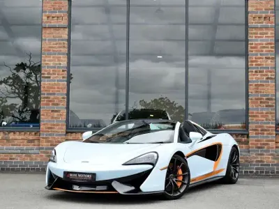 Used McLaren 570S 570 HP (419 kW) 2018 White Cabriolet