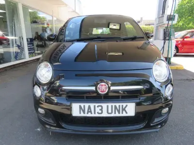 Begagnad Fiat 500C S 2013 Svart Cab