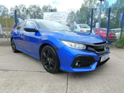 Used Honda Civic SR 120 HP (88 kW) 2018 Blue Hatchback