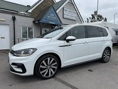 Used VW Touran R-line 190 HP (139 kW) 2018 White MPV
